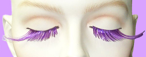 Wisps Long Purple Eyelashes